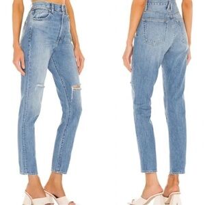SLVRLAKE Beatnik Straight Blue Jeans in Trouble Maker in Size 25